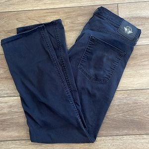 Dockers Straight Leg Fit Men’s W33 L32 Dark Grey/ Light Black Denim Jeans Pants